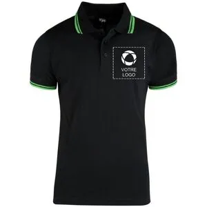 VistaPrint Polo homme à manches courtes unicolore Pasadena de Sol’s®