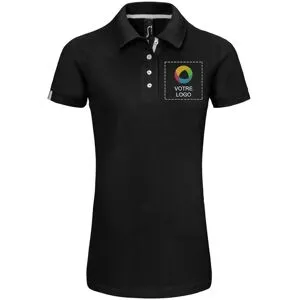 VistaPrint Polo femme à manches courtes Portland de Sol’s®