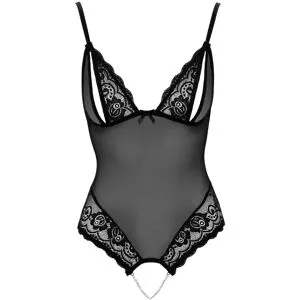 Cottelli LINGERIE Body mit Perlenkette XL