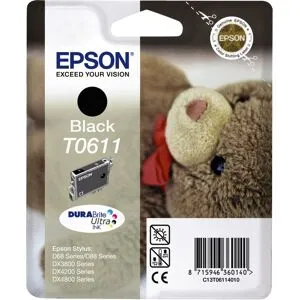 Epson Black DURABrite Ultra Ink T061 T0611