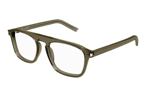 Saint Laurent SL157 006, Hnědé, Materiál 0, Pánské dioptrické brýle