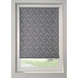 bonprix Jacquard Verdunkelungsrollo mit grafischem Muster grau 4 (H/B: 150/70 cm)/9 (H/B: 210/80 cm)/6 (H/B: 150/90 cm)/2 (H/B: 150/50 cm)/3 (H/B: 150/60 cm)/7 (H/B: 150/100 cm)/1 (H/B: 150/45 cm)/8 (H/B: 150/120 cm)/5 (H/B: 150/80 cm)