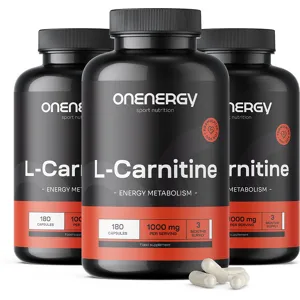 OnEnergy 3x L-Carnitin 1000 mg, zusammen 540 Kapseln