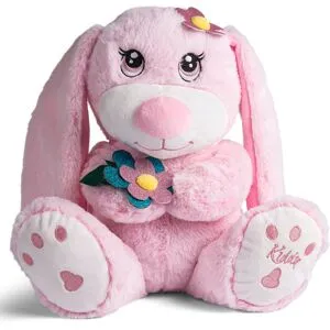 Kiddy kanin bamse med blomster
