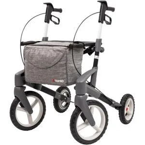 Topro Rollator Olympos ATR MS, faltbar, mit Tasche, schwarz