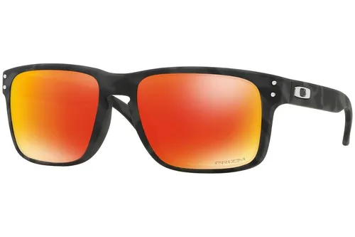 Oakley Holbrook OO9102-E9 PRIZM Ruby, Černé, Materiál 0, Pánské sluneční brýle