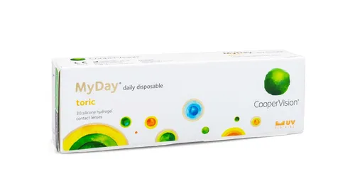 MyDay daily disposable Toric CooperVision (30 linser) - endagslinser, toriske linser sports, Stenfilcon A