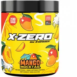 X-Gamer X-Zero Mango Mocktail - 100 Serveringar