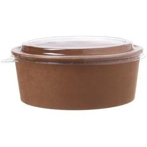 VistaPrint Couvercles pour bols à salade 1000/1200 ml en plastique recyclé – Lot de 300