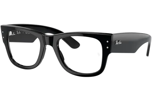 Ray-Ban Mega Wayfarer RX0840V 2000, Černé, Materiál 0, Unisex dioptrické brýle