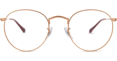Ray-Ban Round Metal 0RX3447V 3094 - briller, rundt, unisex, lyserød