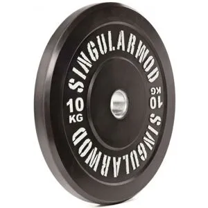 Singular WOD Disco olímpico Bumper Training  preto - 10kg (SW_MAF0308A021409N)