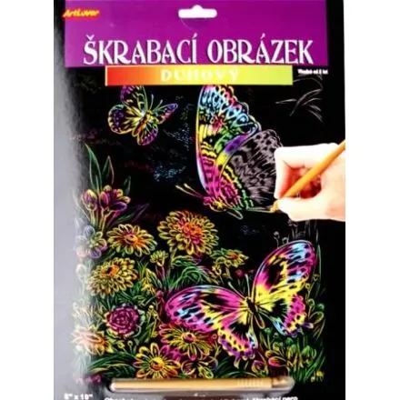 ArtLover Škrabací obrázok dúhový, viac druhov