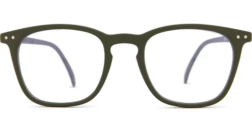 Izipizi Screen #E Kaki Green - okuliare na počítač, štvorcové, unisex, zelené