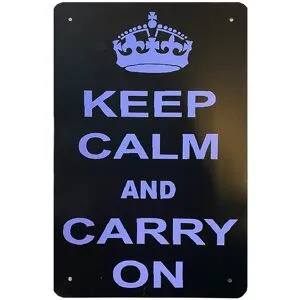 Satana Metalskilt - Keep Calm