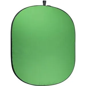 Caruba hopfällbar bakgrund bomull 150x200cm, blå/grön