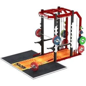 Naomi Olympic Power Rack med lyftarplattform