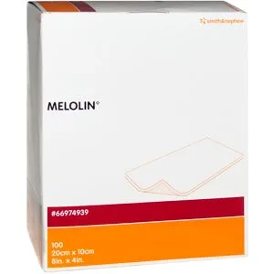 Melolin Compresses 10cmx20cm 100 Pieces R.4939b