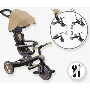 Triciclo evolutivo 4 em 1, da GLOBBER bege