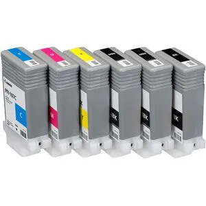 Jeu de 6 Encres Canon iPF680