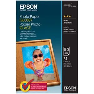 Epson A4 Photo Paper Glossy 200g/m2, 50 Ark