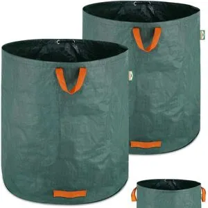 Gardebruk® Gartenabfallsack 2er-Set Grün je 500 Liter