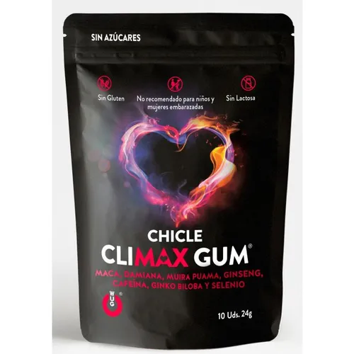 Wugum Chicles Climax 24 gr  Wugum  Juegos eróticos
