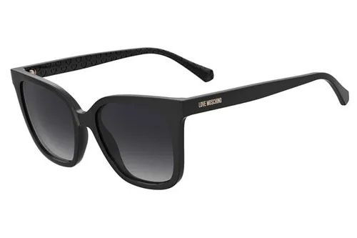 Love Moschino MOL077/S 807/9O, Čierne, Materiál 0, Dámske slnečné okuliare