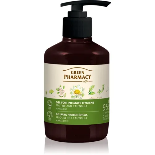 Green Pharmacy Marigold & Tea Tree Gel for Intimate Hygiene gel per l'igiene intima 370 ml