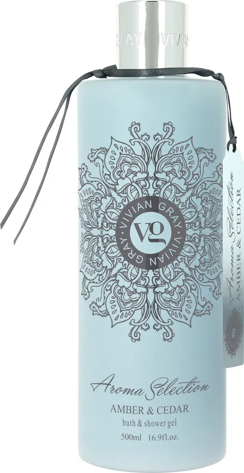 Vivian Gray Gel de duș Aroma Selection Amber & Cedar (Bath & Shower Gel) 500 ml