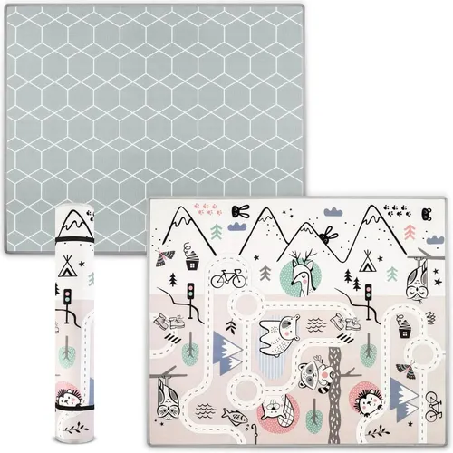 Rullad pedagogisk skummatta 180 x 150 x 1,5 cm Nukido NK-342