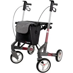 Topro Rollator Troja 5G S, faltbar, höhenverstellbar, rot