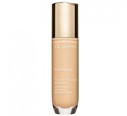 Clarins Machiaj hidratant de lungă durată, cu un efect mat Everlasting(Long-Wearing & Hydrating Matte Foundation ) 30 ml 108.3N