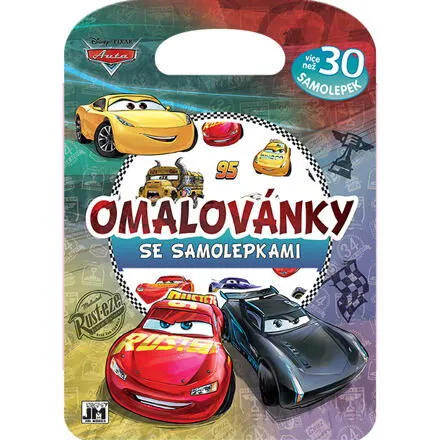 JIRI MODELS Omaľovánky so samolepkami/ Autá