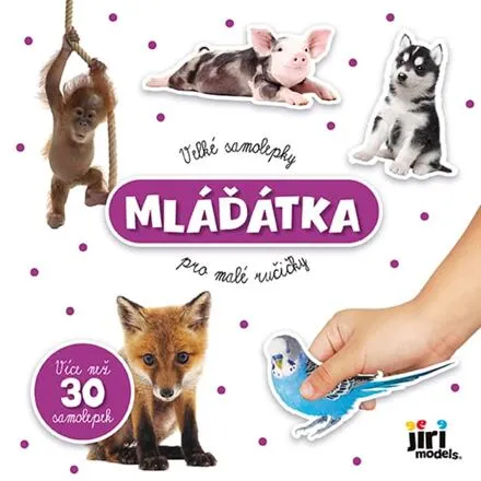 Jiri Models Veľké samolepky pre malé ručičky Mláďatká CZ