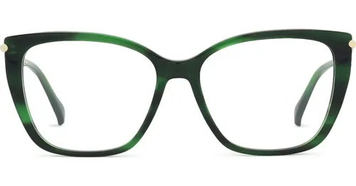Max Mara MM 5007 098 53 - dioptrické brýle, čtvercové, dámské, zelené
