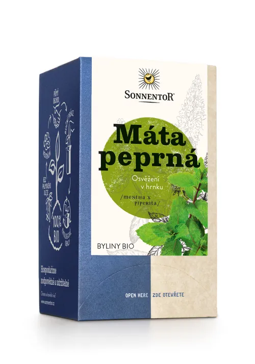Sonnentor - Máta peprná bio 18 g, porc. dvoukomorový