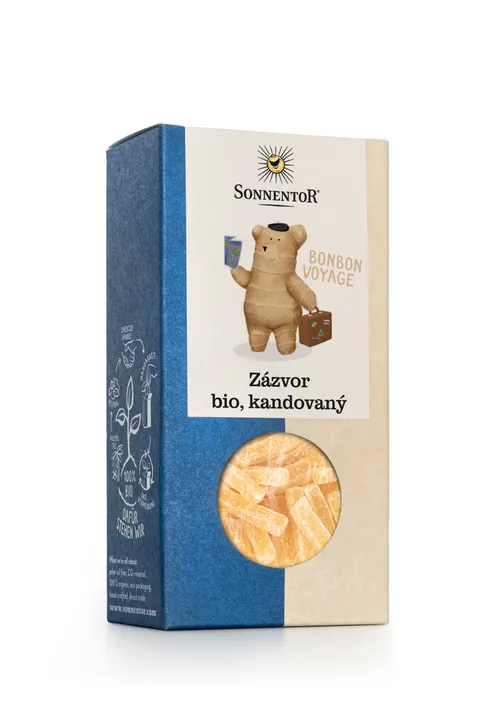 Sonnentor - Zázvor kandovaný bio 75g
