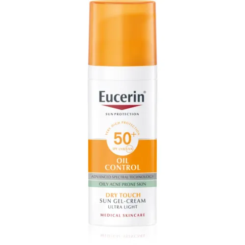 Eucerin Sun Oil Control crema-gel protettivo per il viso SPF 50+ 50 ml