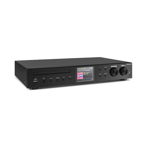 Auna iTuner CD HiFi-Receiver Internet/DAB+/ FM Radio CD-Player WiFi schwarz