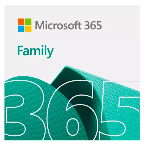 Microsoft 365 Family Licensabonnemet 1 år Op til 6 brugere Windows MacOS