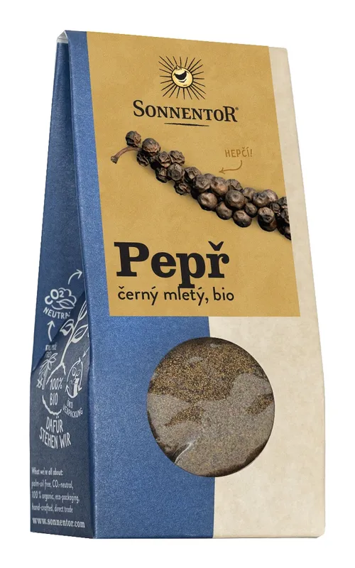 Sonnentor BIO Pepř černý mletý