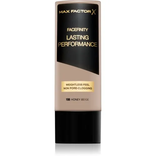 Max Factor Facefinity Lasting Performance fondotinta liquido per un effetto lunga durata colore 108 Honey Beige 35 ml