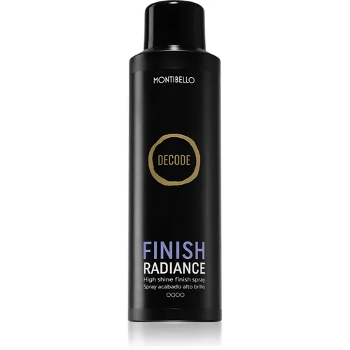 Montibello Decode Finish Radiance Spray spray per capelli ad asciugatura rapida per la brillantezza 200 ml