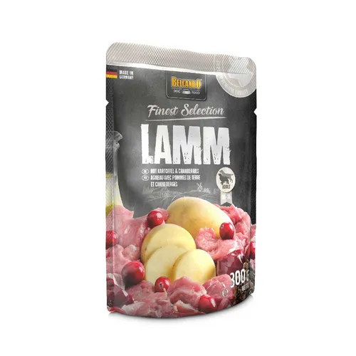 Belcando Finest Selection - jehněčí s bramborami a brusinkami 24 x 125 g