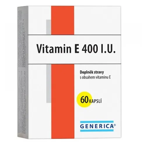 GENERICA Vitamin E 400 mg 60 kapslí