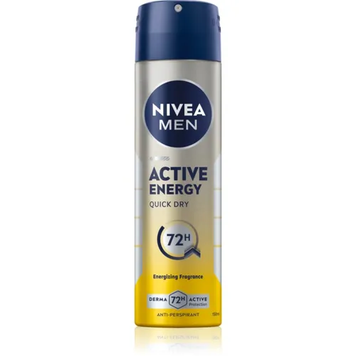 NIVEA MEN Active Energy antitraspirante spray per uomo 150 ml