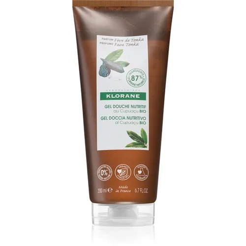 Klorane Cupuaçu Bio Fève de Tonka gel doccia nutriente 200 ml