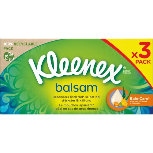Kleenex Balsam Triple Box fazzoletti di carta 3x64 pz