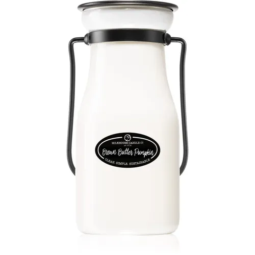 Milkhouse Candle Co. Creamery Brown Butter Pumpkin candela profumata Milkbottle 226 g